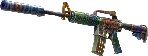Скин M4A1-S Imminent Danger как крупный дроп в case battle