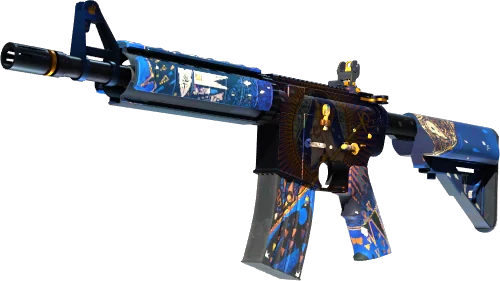 Скин M4A4 The Emperor из золотой зоны gold area
